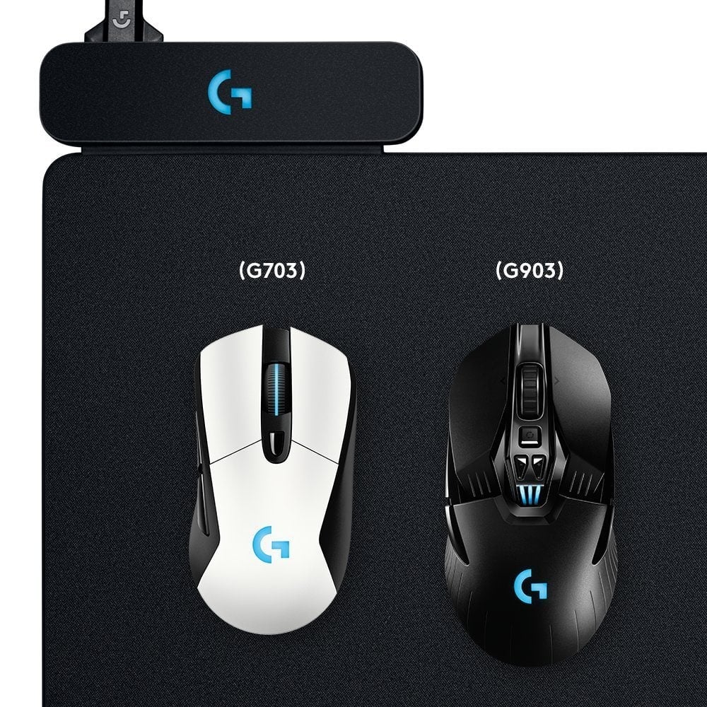 G703 can be wireless charged with the powerplay mouse pad