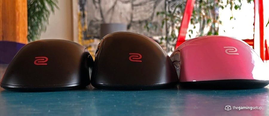 Zowie mice back compared
