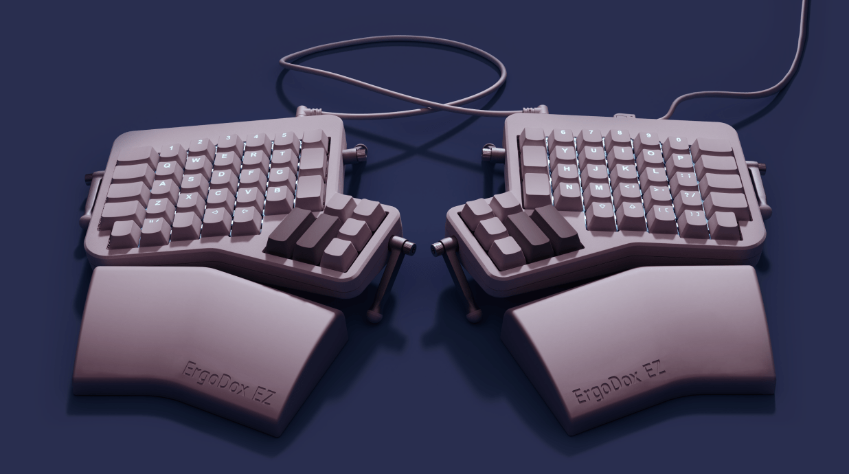 Split Layout Keyboard