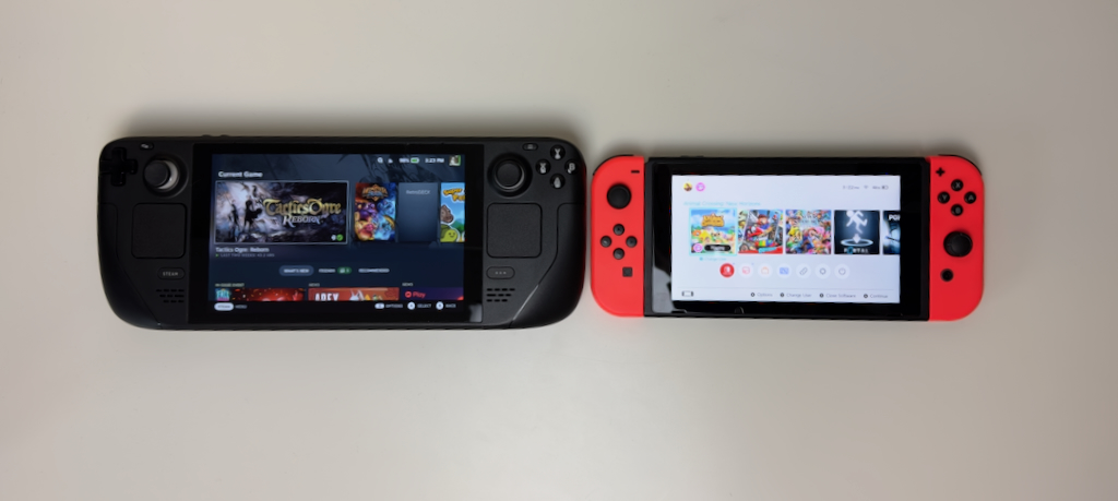 Valve Steam Deck vs. Nintendo Switch OLED