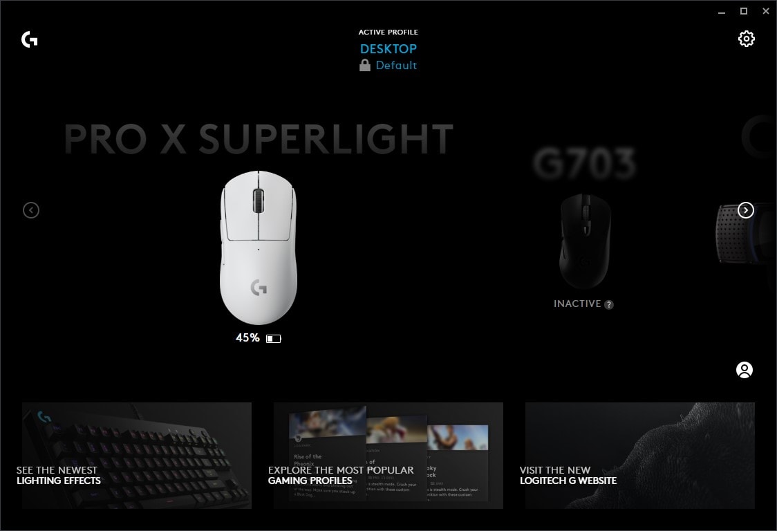 logitech superlight software