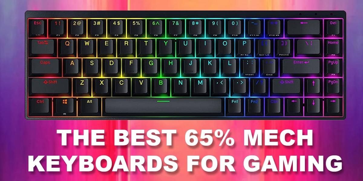 El mejor teclado 65% es el Hades 68