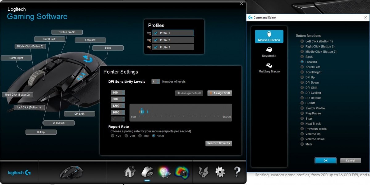 logitech g502 driver download