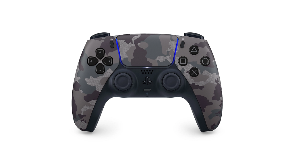 Grey Camouflage PS5 controller