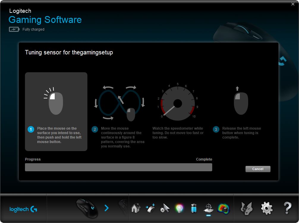 logitech g pro surface tuning