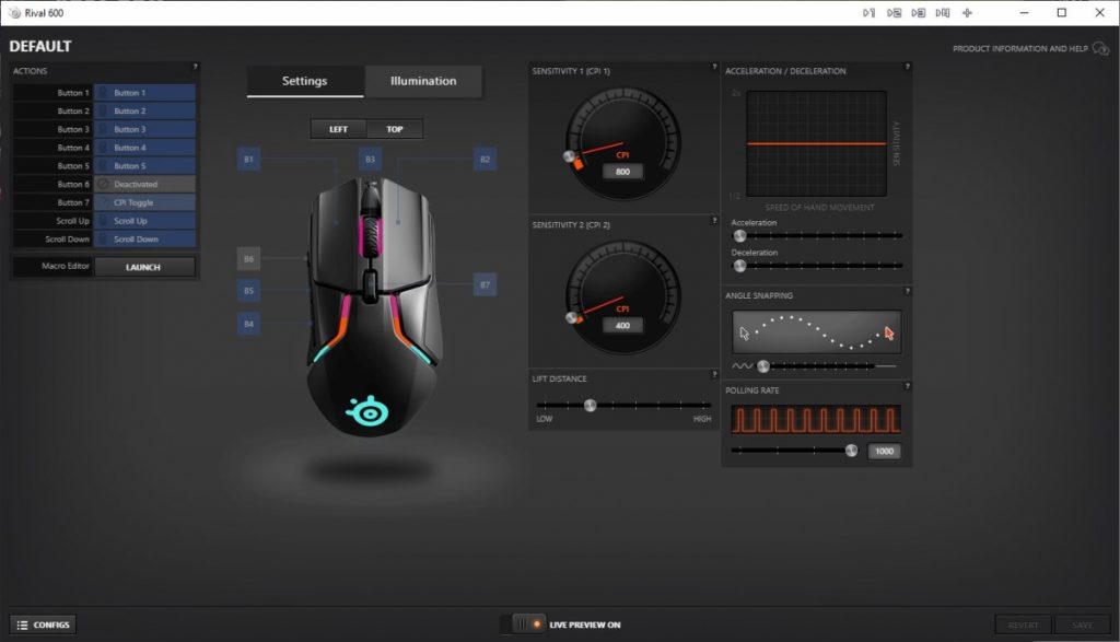 Steelseries Engine Mouse Button Mapping