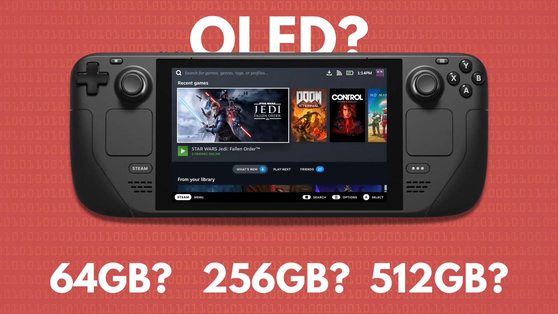 Steam Deck LCD vs Steam Deck OLED: quais são as diferenças