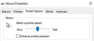 windows mouse sensitivity gaming